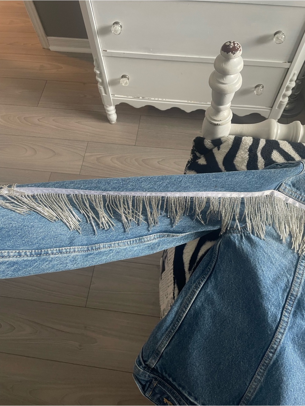 Fringe Jean Jacket - Picture 2 of 5